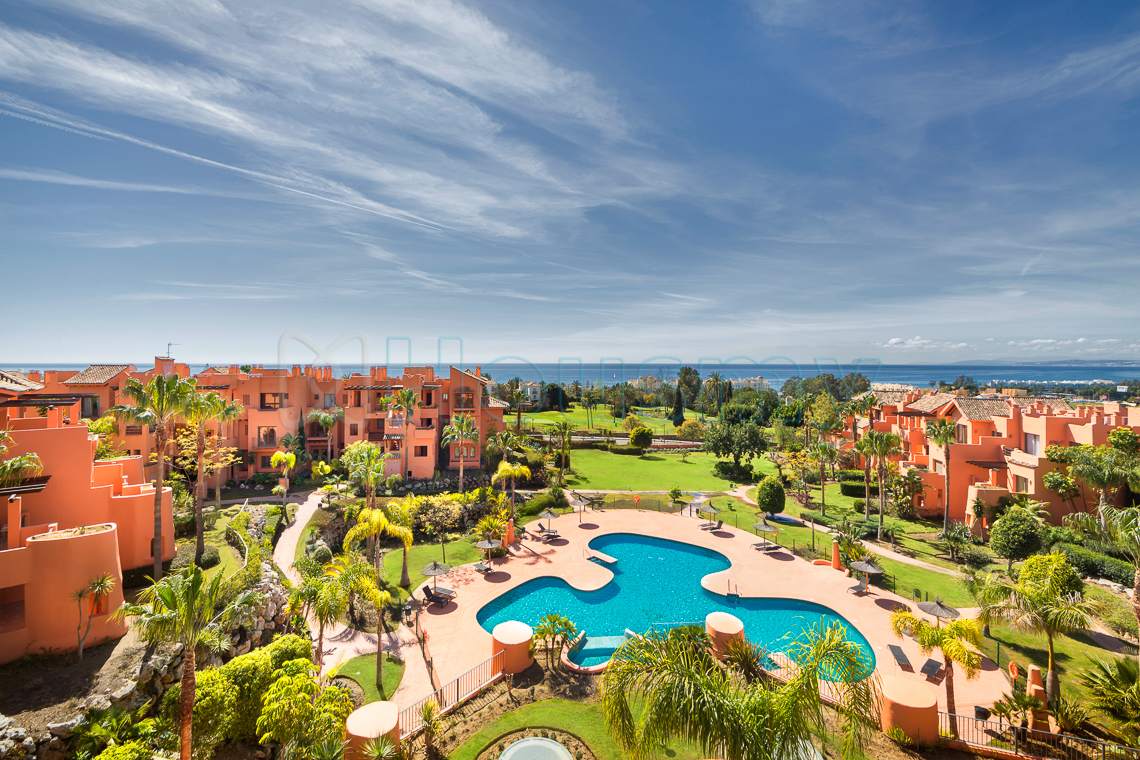 vista-panoramica-urbanizacion-sotoserena vista panoramica de urbanizacion sotoserena en estepona. Housmy portal inmobiliario